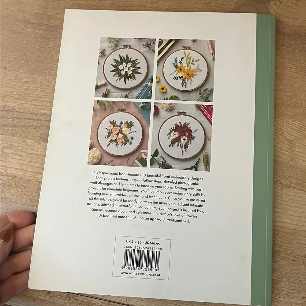 Floral Embroidery Magazine Ten Projects Great Britain 2020